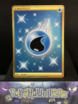 Pokemon Card Water Energy 231/198 Gold Secret Rare Chilling Reign Near Mint - Image 1