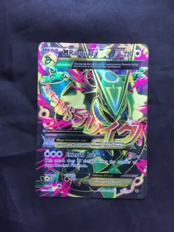 Pokemon Cards: Roaring Skies Ultra Rare Full Art: Mega Rayquaza EX 105/108 - Image 1