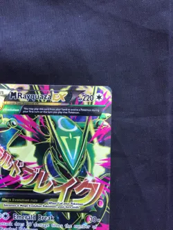 Pokemon Cards: Roaring Skies Ultra Rare Full Art: Mega Rayquaza EX 105/108 - Image 3