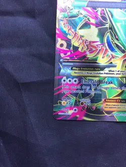 Pokemon Cards: Roaring Skies Ultra Rare Full Art: Mega Rayquaza EX 105/108 - Image 5