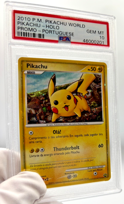 Pokemon Cards - PSA 10 Pikachu Portuguese - Pikachu World Promo - GEM MT - PSA10 - Image 3