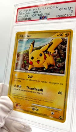 Pokemon Cards - PSA 10 Pikachu Portuguese - Pikachu World Promo - GEM MT - PSA10 - Image 5
