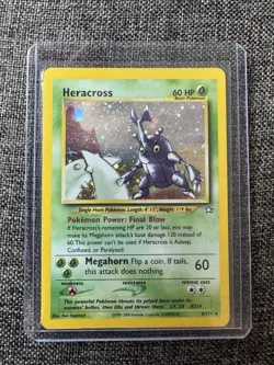 2000 Heracross 6/111 Neo Genesis Holo Rare Lightly Played Pokemon TCG Card - Image 1