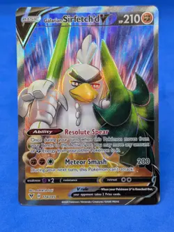 Galarian Sirfetch'd V (Full Art) 174/185 Swsh04: Vivid Voltage Holo Pokemon Card - Image 1