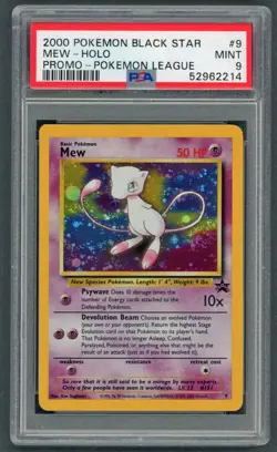 Pokemon Cards - PSA 9 Mew 9 - Black Star Promo Holo - MINT - PSA9 - Image 1