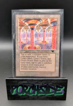 Urza's Power Plant (Columns) Antiquities MTG Light Play To Moderate Play - Image 2