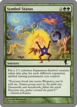 Symbol Status - Foil Unhinged LP MTG - Image 1