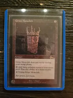 MTG Magic: The Gathering Grim Monolith Artifact Urza's Legacy - Image 3