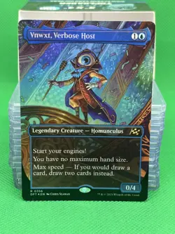 Vnwxt, Verbose Host (Borderless) - FOIL - R Aetherdrift 356 - MTG - Image 1