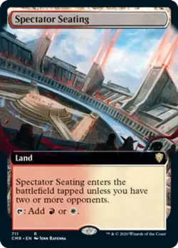 [1x] Spectator Seating - Extended Art Near Mint, English Commander Legends MTG M - Image 1
