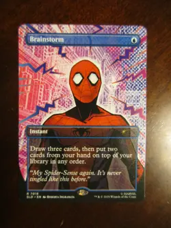 Magic The Gathering Spider-Man Secret Lair BRAINSTORM MTG 7019 - Image 1