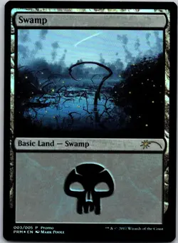 Magic the Gathering Swamp Gift Box 2017 Promo Foil MTG Free Shipping! - Image 1