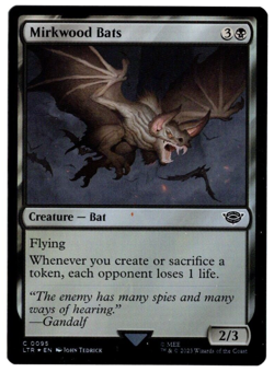Mirkwood Bats 0095 Common Foil Lord of the Rings MTG Near Mint - Image 1