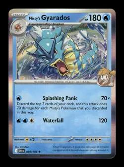 Misty's Gyarados Holo Rare SV10: Destined Rivals 049/182 NM Pokemon NM - Image 1