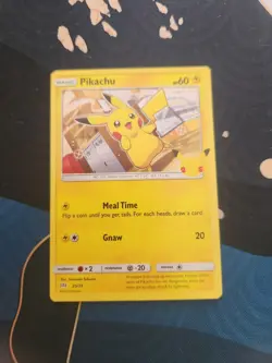Pikachu 25/25 Regular 25th Anniversary McDonalds Promo Pokemon Trading Card Game - Image 1