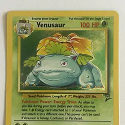 1999 Pokemon Venusaur Holo 18/130 Base Set 2 WOTC Vintage NM Condition - Image 4