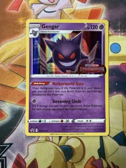 Pokemon Gengar SWSH241 Black Star Promo Lost Origin Prerelease STAMP NM - Image 1