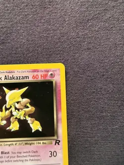 Dark Alakazam 1st Edition - 1/82 - 2000 Team Rocket Holo Rare - Pokemon - Image 4