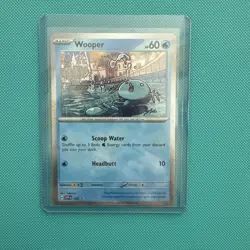 Cosmos Swirl Wooper SVP 155 Black Star Promo Surging Sparks Pokemon NM - Image 1