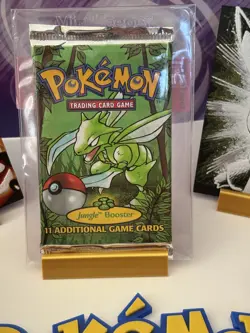 Pokemon 1999 WOTC Jungle TCG Booster Pack SEALED Scyther Art WOTC 20.99g - Image 2