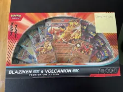 Pokemon TCG: Blaziken ex & Volcanion ex Premium Collection Amazon Exclusive - Image 1