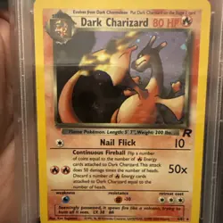 Pokemon Dark Charizard Holo 4/82 Team Rocket PSA 5 Excellent - Image 2