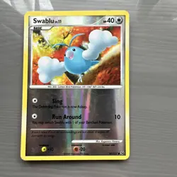 SWABLU LV.11 2009 POKEMON PLATINUM BASE SET COMMON HOLO REVERSE 97/127 - Image 1