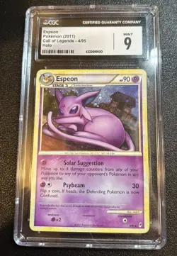 Espeon Pokemon 2011 Call Of Legends Holo 4/95 CGC 9 - Image 1