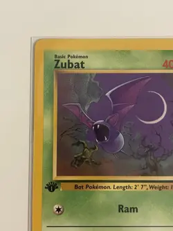 Pokemon TCG Zubat 70/82 1st Edition Team Rocket Common Near Mint - Image 2