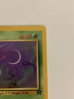 Pokemon TCG Zubat 70/82 1st Edition Team Rocket Common Near Mint - Image 3
