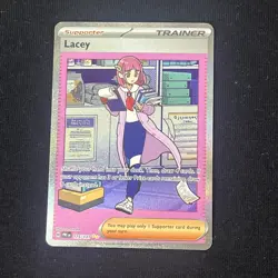 Pokemon Prismatic Evolutions : Lacey 175/131 Special Illustration Rare SIR 2025 - Image 1