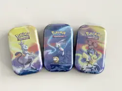 Pokemon Kanto Power Mini Tin Mew Psyduck (H24) SEALED Lot of 3 - Image 1