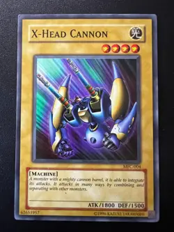 X-Head Cannon MFC-004 Super Rare Unlimited Light Play+ Yugioh - Image 1