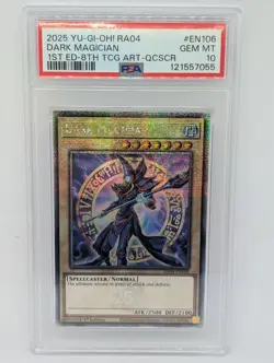 Yu-Gi-Oh | Dark Magician (8) | RA04-EN106 | PSA 10 - Image 1