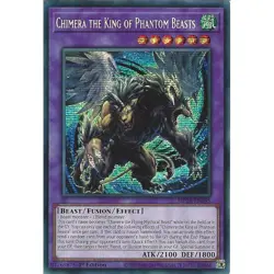 Chimera the King of Phantom Beasts Yu-Gi-Oh! MP24-EN095 1st Secret Rare - Image 1