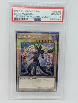 Yu-Gi-Oh | Dark Magician (8) | RA04-EN106 | PSA 10 - Image 1