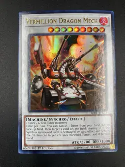 Vermillion Dragon Mech - DUDE-EN015 - Duel Devastator - Yugioh - *1ST EDITION* - Image 1