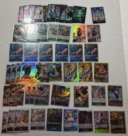 Big 53 Card One Piece The Best Vol 2 Lot See Pictures - Image 1