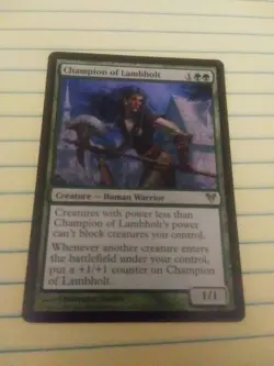 Champion of Lambholt LP/NP Avacyn Restored Magic cards MtG green rare - Image 1