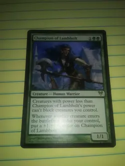 Champion of Lambholt LP/NP Avacyn Restored Magic cards MtG green rare - Image 2