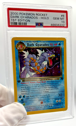 Pokemon Cards - PSA 10 1st Edition Dark Gyarados 8/82 - Team Rocket - GEM MT - Image 4