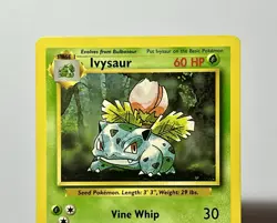 Ivysaur 30/102 (MP) Uncommon Base Set Unlimited 1996 WOTC Pokemon Card - Image 3