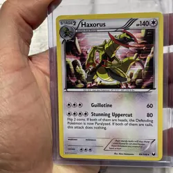 Pokemon Dark Explorers Holo Rare Card - Haxorus 89/108 NM Nintendo Pokemon TCG - Image 1