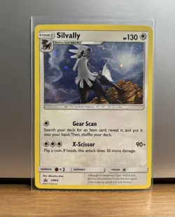 Pokemon TCG Silvally #SM64 Black Star Promo Card Mini Figure Sun Moon NM - Image 2
