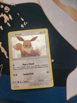 Eevee SM184 Cosmos Black Star Promo Holo Pokemon Trading Card Game - Image 1
