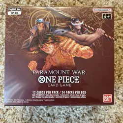 One Piece Card Game Paramount War Booster Box OP-02 Factory Sealed English Ver. - Image 1