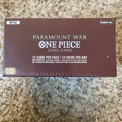 One Piece Card Game Paramount War Booster Box OP-02 Factory Sealed English Ver. - Image 4
