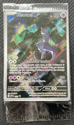 Mewtwo 151 UPC Promo 052 Sealed Pokemon Card Scarlet & Violet Black Star Promo - Image 1