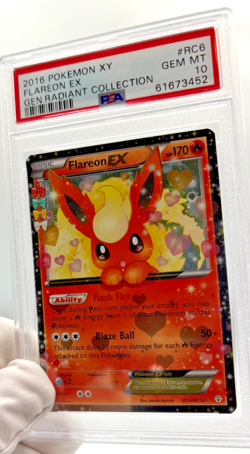 Pokemon Cards - PSA 10 Flareon EX RC6/RC32 - Gen Radiant Collection - GEM MT - Image 5