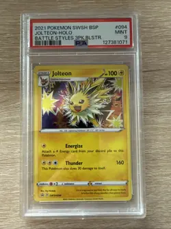 Jolteon SWSH094 SWSH: Sword & Shield Promo Cards Holo - PSA 9! - Image 1